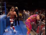 Randy Savage & Bret Hart vs. Ric Flair & Shawn Michaels