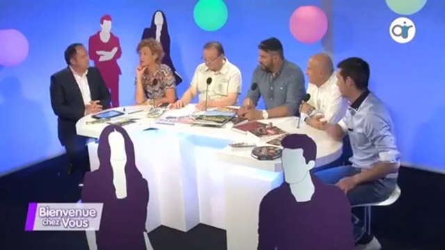 Stephane Giannecchini (second de cuisine Cibo's). Air Tv bienvenue chez vous [l'éponge cacao, agrumes et pistaches torréfiées] 2o14