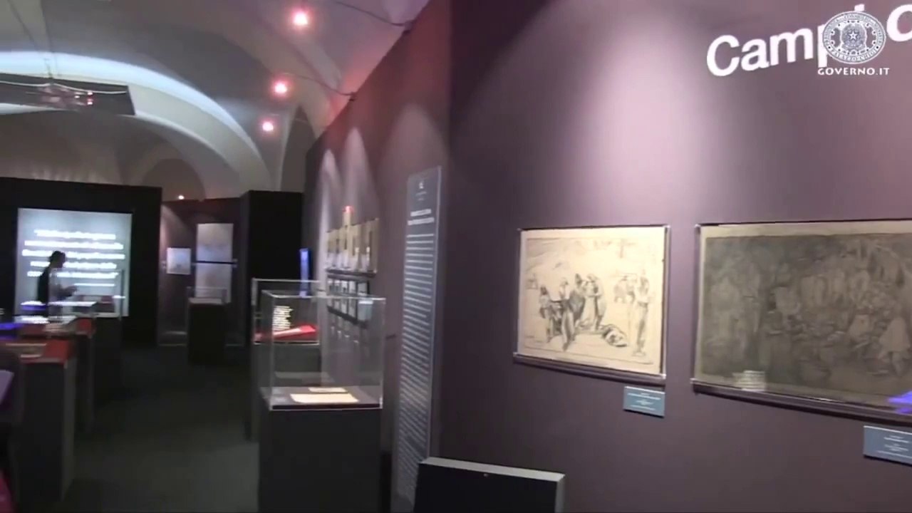 Roma - Boschi e Franceschini accompagnano Napolitano alla mostra al Vittoriano (30.05.14)