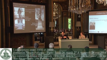 La statuaire publique de la période 1850-1880 dans le "jardin de la France" : un âge d'or des concours, par Matthieu Chambrion