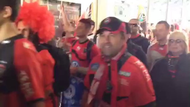 RCT-Castres : les premiers supporters débarquent