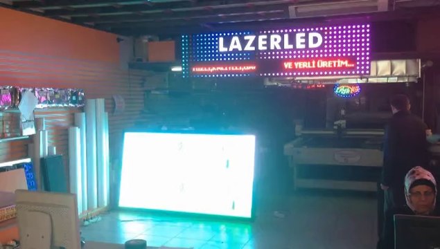 Lazerled Kayan Yazı Tabela Led Ekran RGB Tabela