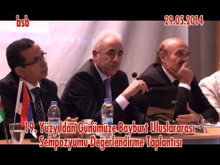 19. Yüzyıldan Günümüze Bayburt Sempozyumu Değerlendirme Toplantısı