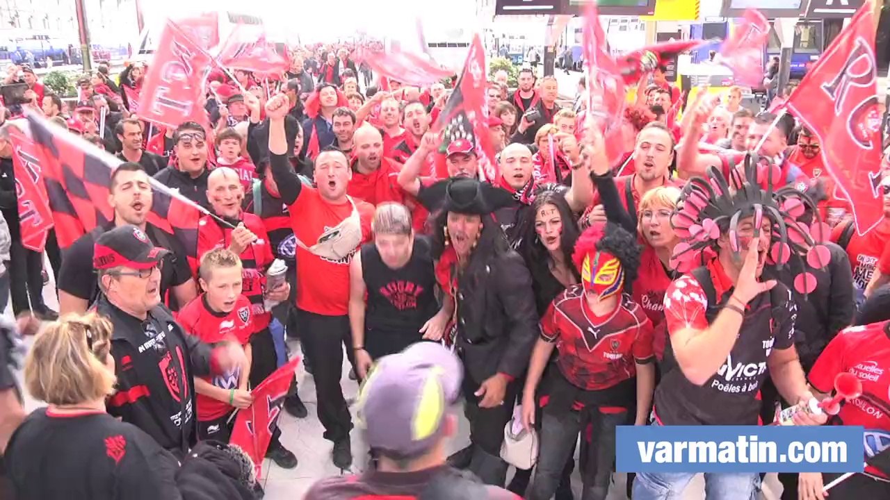 Les supporters toulonnais déferlent à Paris