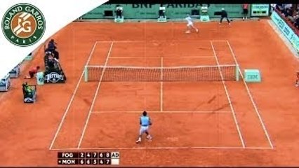 Roland Garros 2014. Le combat du jour G.Monfils/F.Fognini