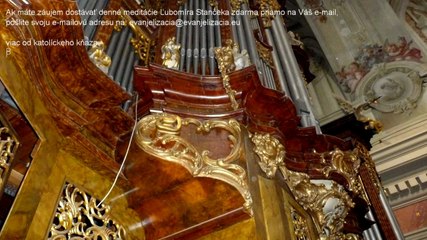 † Meditácie Ľubomíra Stančeka | Slovensko a Duch Svätý Jn 14,15-16.23b-26 | Bazilika Sedembolestnej Panny Márie Šaštín-Stráže