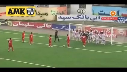 Isınan futbolcu gol kurtardı