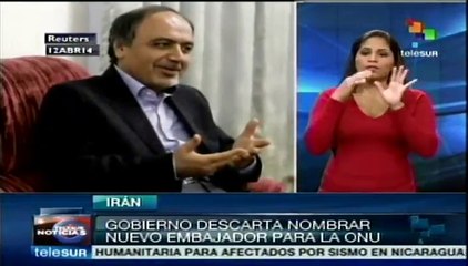 Renuncia Irán al nombramiento de otro embajador en Nueva York