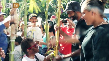 Palmeros muestran su apoyo a los estudiantes del campamento libertad