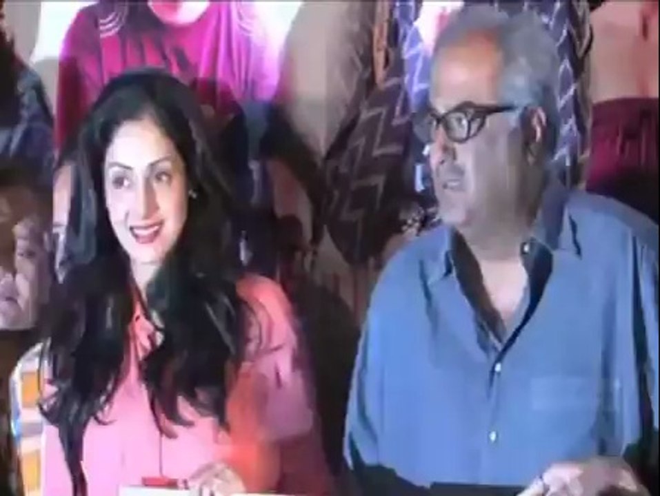 Sridevi at 'Bol Baby Bol' music launch - IANS I...