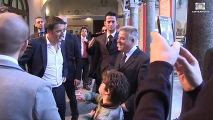 Milano - Renzi al Salone del Mobile e all'Expò 2015 (11.04.14)