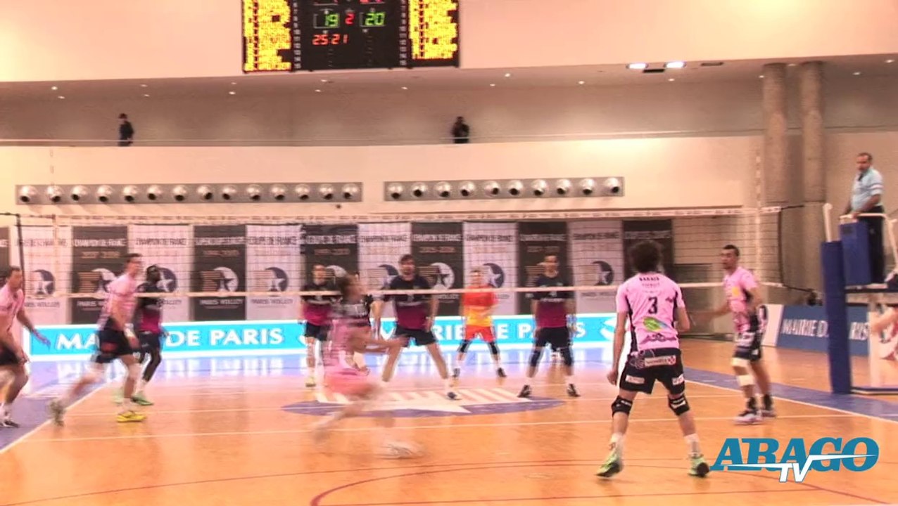 MATCH (2013-204) PLAY OFF 1/4 ALLER - PARIS VOLLEY VS ARAGO DE SETE