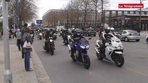 Brest. 500 motards en colère en route pour Quimper
