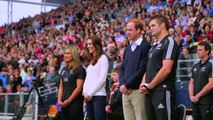 Match de rugby au menu pour William et Kate en Nouvelle-Zélande