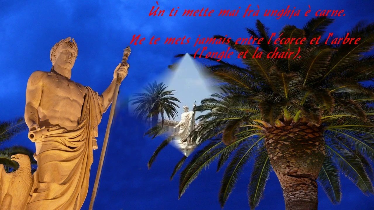 Proverbes Corse, Bastia, Place Saint Nicolas