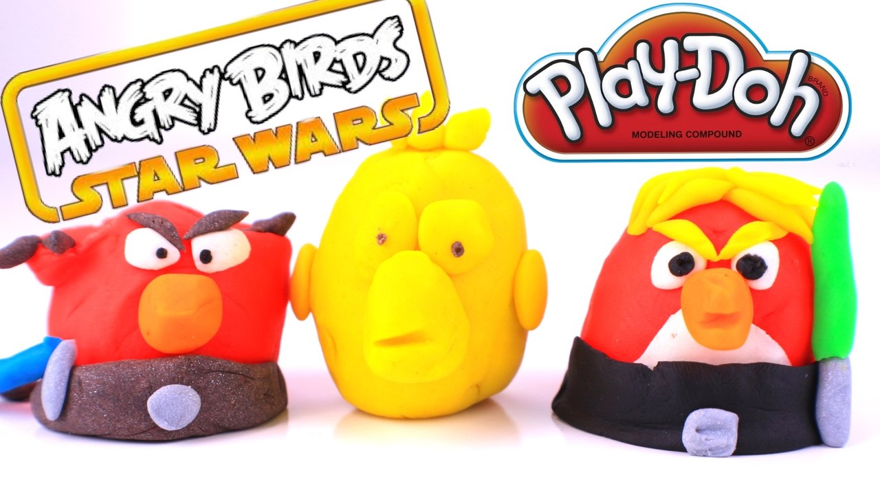 Angry Birds Star Wars MORPHING Play-doh! Cool!