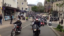 Marée humaine de motards au Mans