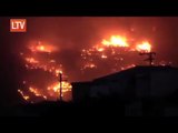 Chile: graban impactantes imágenes del voraz incendio que afectó Valparaíso