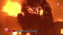 Chili : au moins onze morts et des milliers d'évacués dans le gigantesque incendie à Valparaiso