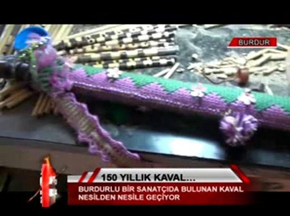 150 yillik kaval Burdur'da