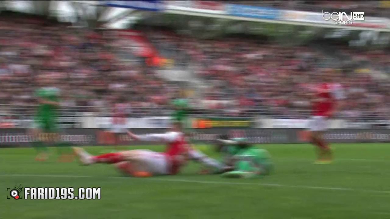 تمريرة عيسى ماندي الحاسمة ضد سانت اتيان