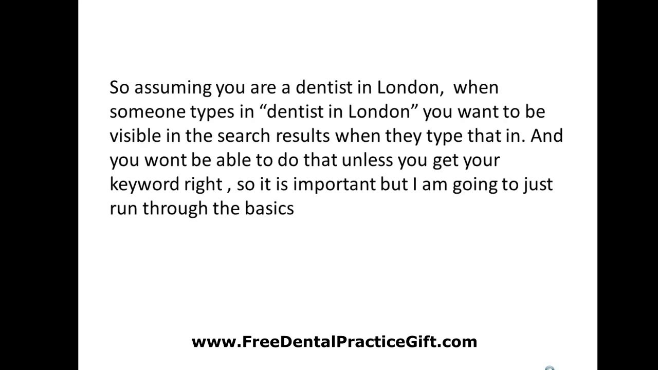 Basic Dental SEO Keywords Explained