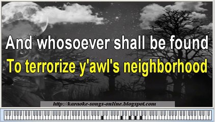 Karaoke songs online | Michael Jackson | Thriller instrumental version