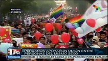 Piden peruanos se legal la unión civil entre personas del mismo sexo
