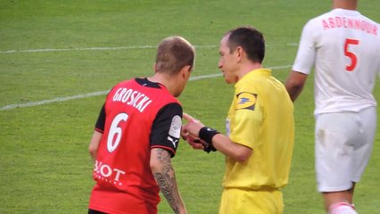 12/04/14 : SRFC-ASM : Grosicki averti verbalement