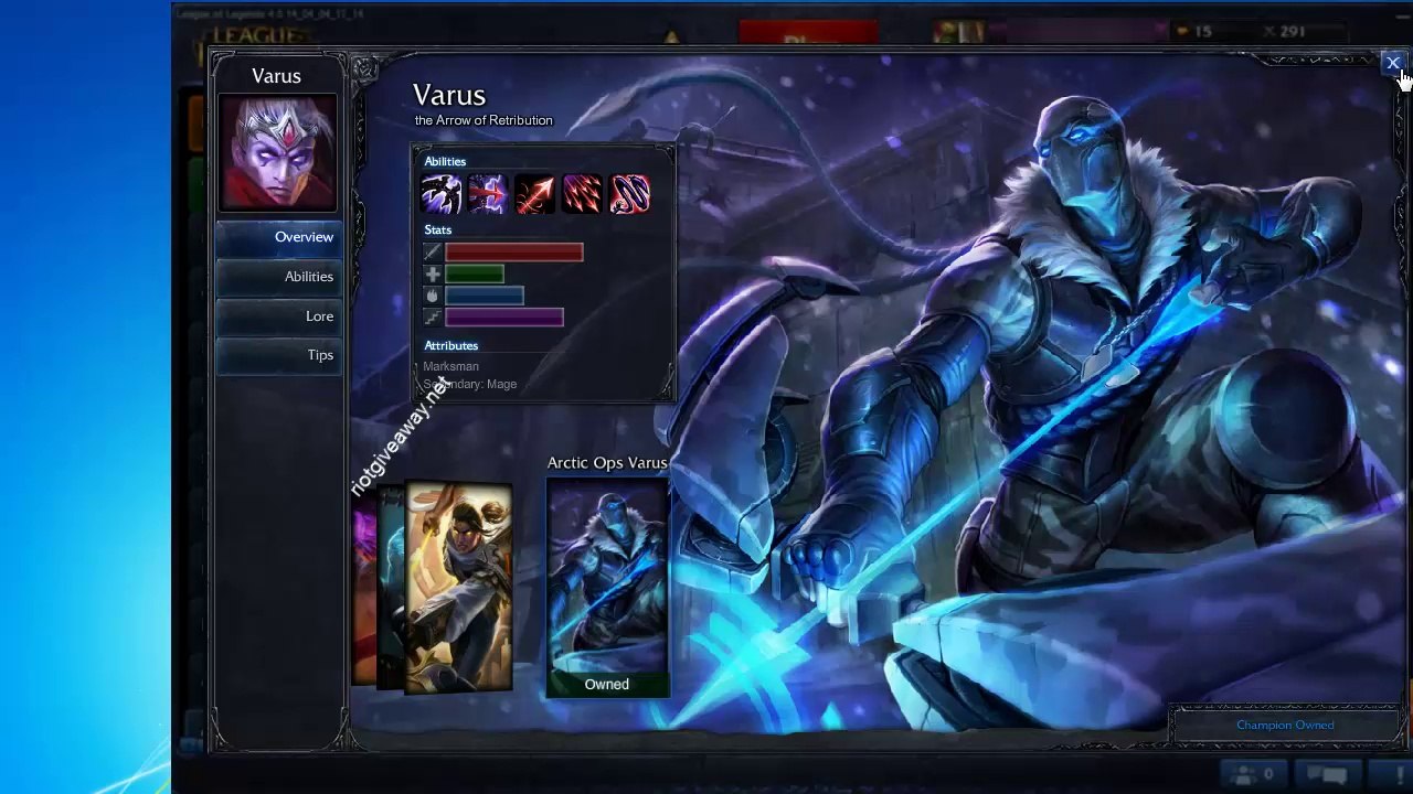 Arctic Ops Varus Giveaway | PAX East 2014 League of Legends Skin Code