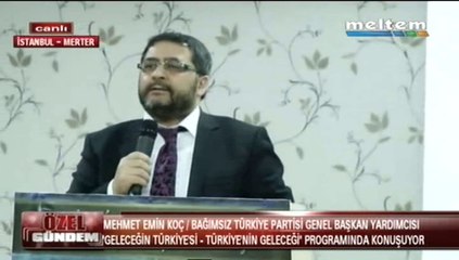 Türkiye'nin Geleceği Geleceğin Türkiyesi Mehmet Emin Koç