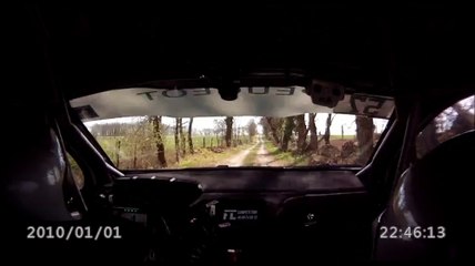 camera embarquée rallye terre des Causses 2014 es 10 JP MONNIN / Franck GILLIOT 208 R2