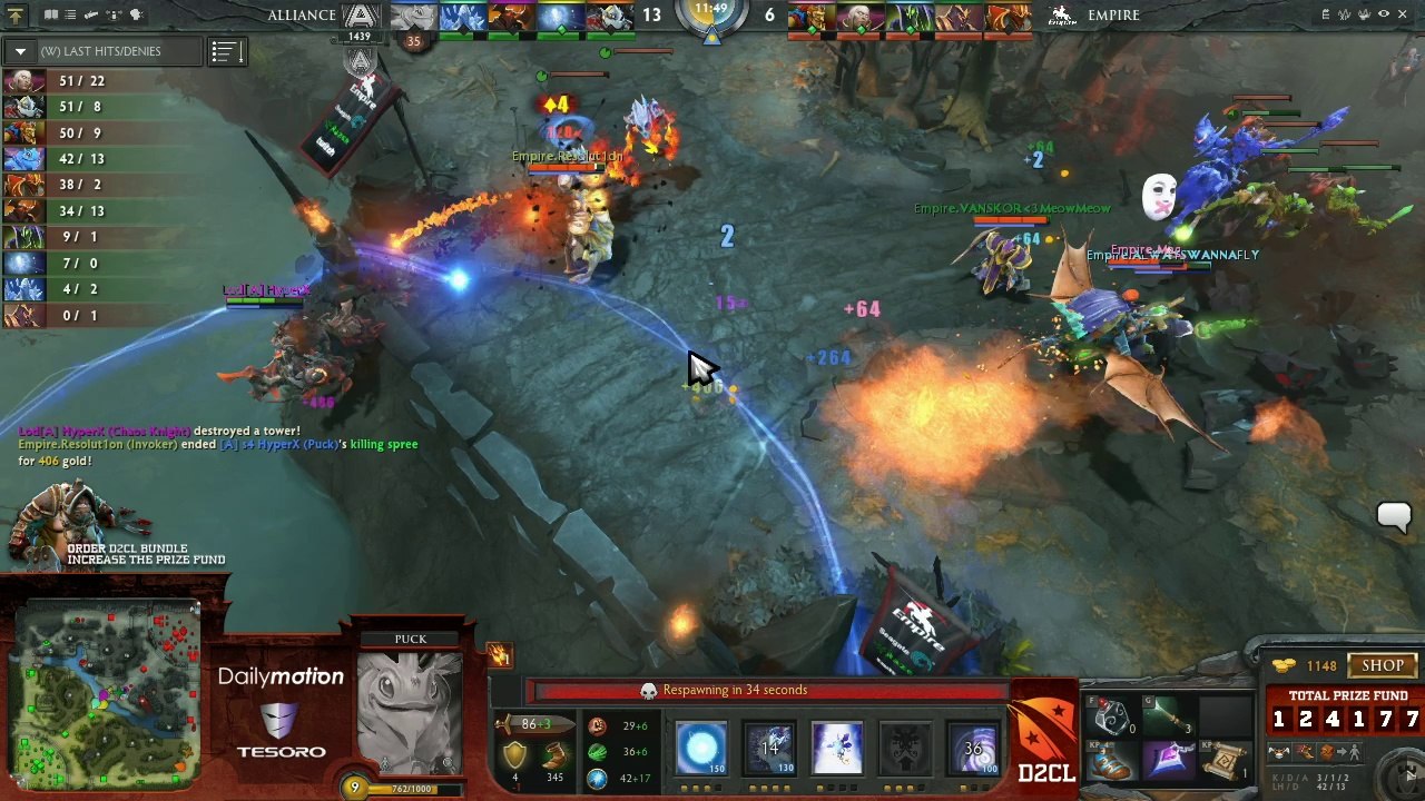 Team Empire vs The Alliance Game 1 - Dota 2 Champions League Playoffs - Tobi Wan & Luminous