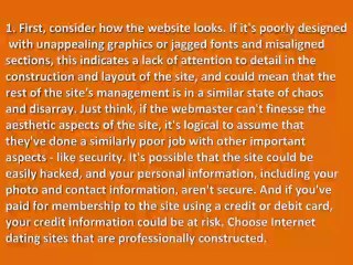 How To Find A Good Internet Dating Site