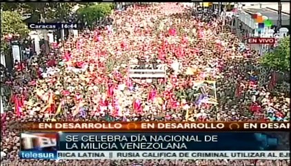 Venezolanos conmemoran el retorno de Chávez a la presidencia en 2002