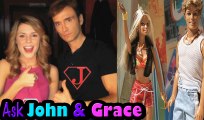 SUPERHEROES OR KEN & BARBIE?: Ask John & Grace
