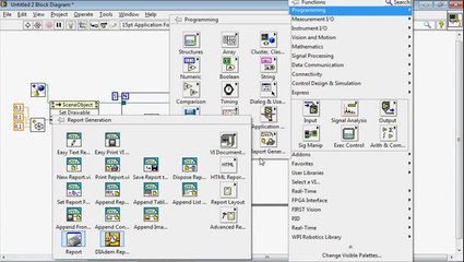EP#1 Labview Tableau d'objets 3D