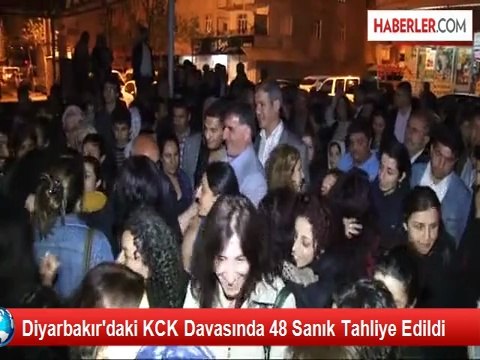 Diyarbakır'daki KCK Davasında 48 Sanık Tahliye Edildi