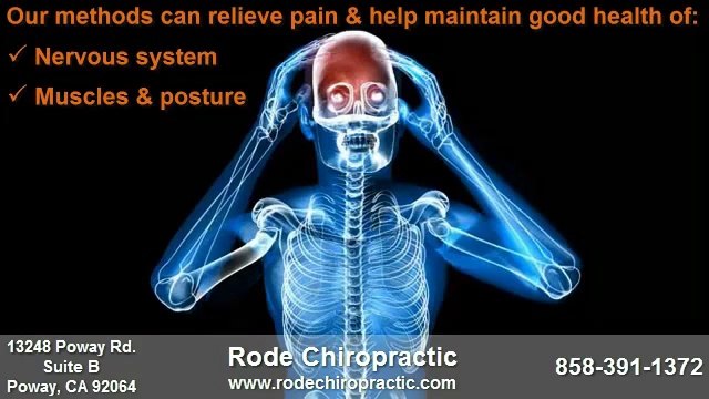 Chiropractor near Ramona CA Rode Chiropractic on Poway Rd