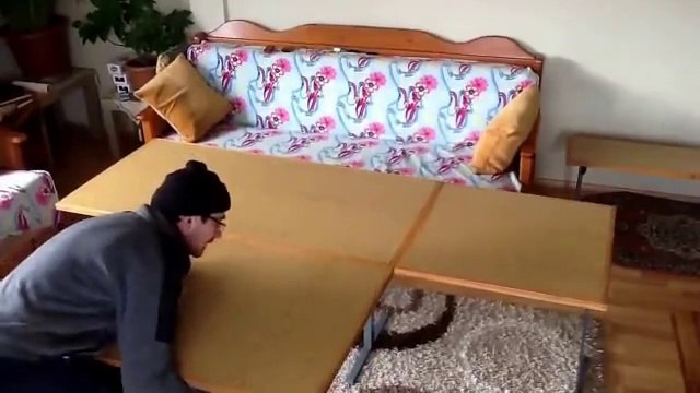 Mucit Hasan Amcadan Çok Amaçlı Masa İcadı