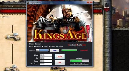 KingsAge Hack - Wood_ Ore_ Stone_ Warehouse [April 2014] [PROOF] [MMO]