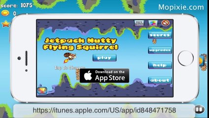 iPad & iPhone User - Best Games : Jetpack Nutty Flying Squirrel