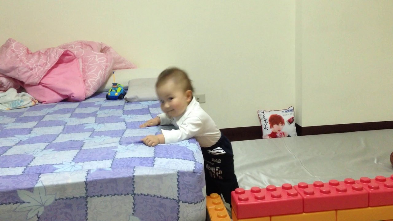climb from the bed
