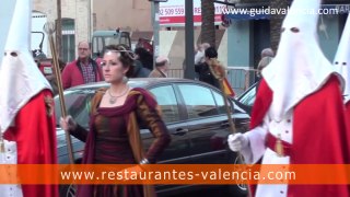 Semana Santa Marinera - Valencia 2014 - Traslado Procesional del Facsímil del Santo Cáliz de la Cena