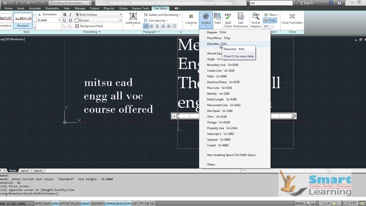 Multiline_Autocad_Sample_Video