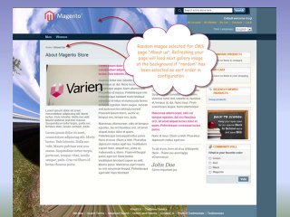 Advance Magento Change Background Image Plug-in