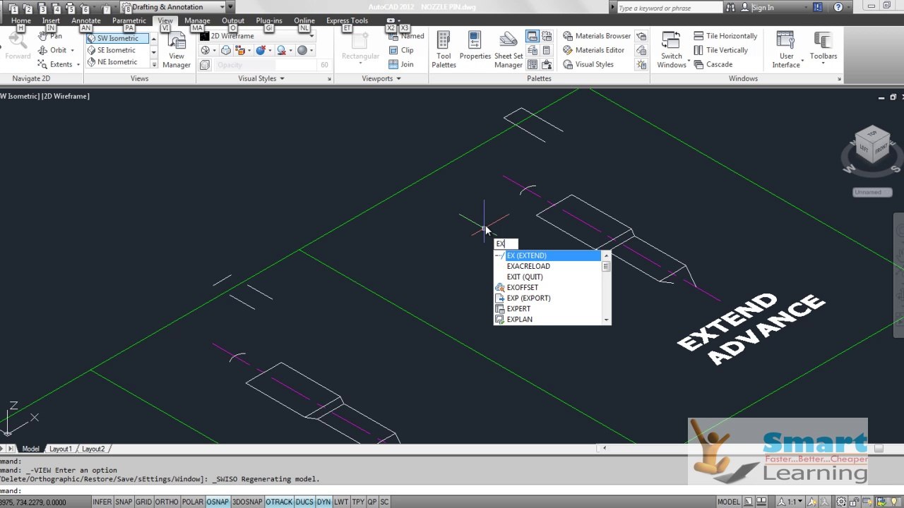 Trim_Extend_Autocad_Sample_Video
