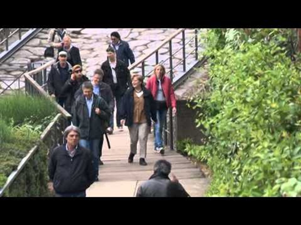 Pompei (NA) - Angela Merkel visita gli scavi -live- (13.04.14)