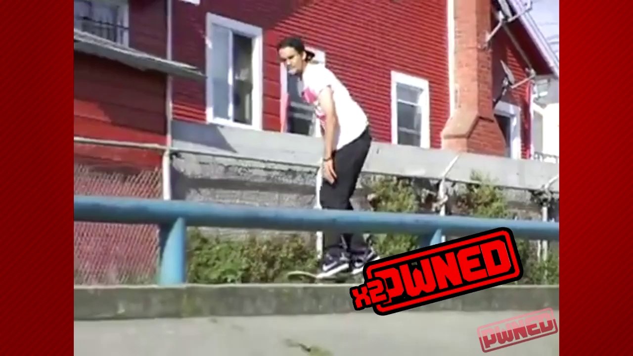 DblPWNED - Skateboarder Double Fail