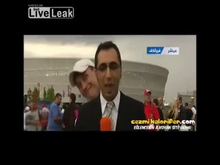 Kamera Görünce Trole Bağlayan Adam